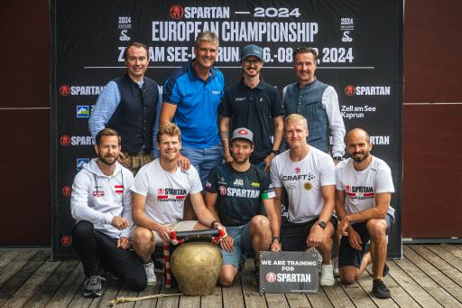 Die Funktionäre von Zell am See-Kaprun und dem Land
Salzburg, der Veranstalter sowie die österreichischen Top-Athleten
und der amtierende Europameister freuen sich auf die Spartan
European Championship im kommenden September in Zell am See-Kaprun.