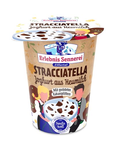  Stracciatella-Joghurt aus Heumilch 180g Becher