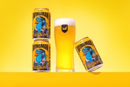 Vorschau Bild von BrewDog Wingman erfrischt mit auffälligem Design in
der 330 ml Dose.
