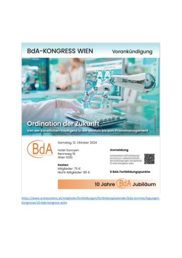  BdA Berufsverband der Arztassisten:innen