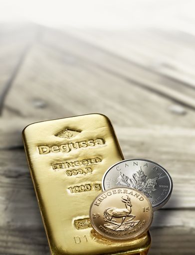 Vorschau Bild von Ob Krügerrand oder geprägter Goldbarren - die Edelmetalle Gold
und Silber gibt es schon in kleinen Stückelungen / Weiterer Text
über ots und www.presseportal.de/nr/105154 / Die Verwendung dieses
Bildes für redaktionelle Zwecke ist unter Beachtung aller
mitgeteilten Nutzungsbedingungen zulässig und dann auch honorarfrei.
Veröffentlichung ausschließlich mit Bildrechte-Hinweis.