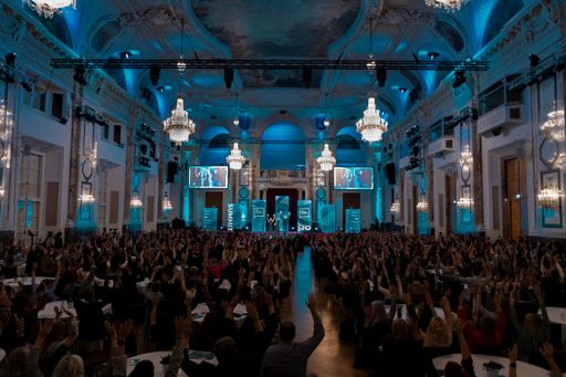 Stimmungsbild der jährlichen Konferenz HR Inside Summit in der
Hofburg Vienna