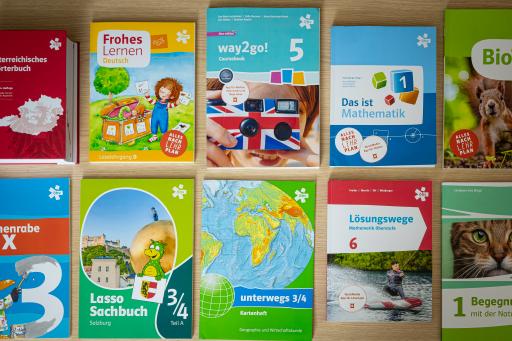 Die Schüler*innen werden jedes Jahr unter anderem mit
öbv-Lehrwerken ausgestattet.