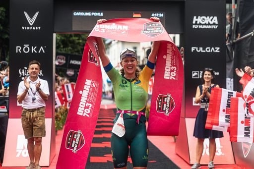 Caroline Pohle and Mika Noodt ensure a German double victory at the sold-out IRONMAN 70.3 in Zell am See-Kaprun