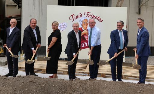 Vorschau Bild von Spatenstich für die neue Fini´s Feinstes Bio-Mühle in Schwechat