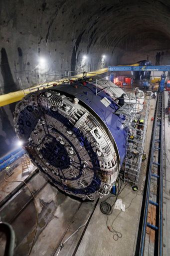 Vorschau Bild von Zusammenbau der TBM "Olga" am Baulos H53 Pfons-Brenner