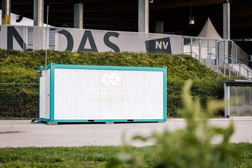  Wasserstoffgesamtanlage von HydroSolid am Areal der NV-Arena vom
Sportland Niederösterreich