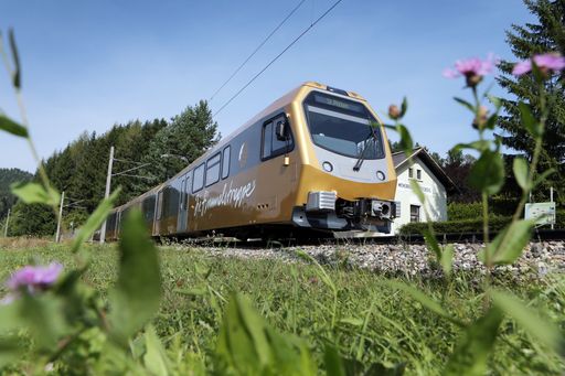  Die Eintrittstickets für den Dirndlkirtag gelten gleichzeitig
auch als Zugtickets für die An- und Abreise mit der Mariazellerbahn.
