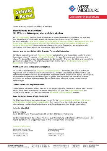 Vorschau Bild von Pressemitteilung und Unterlagen