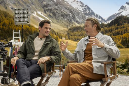 ST Autumn Campaign 2024 - Roger Federer & Mads Mikkelsen (BTS
Picture)
