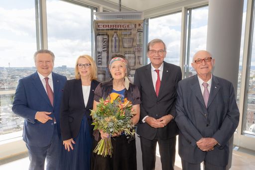 Eröffnung der Ringturmverhüllung 2024