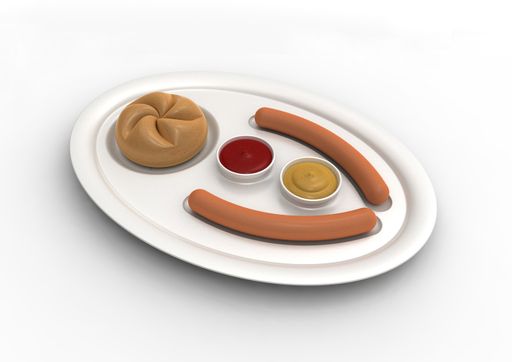 KIM+HEEP, Wiener Frankfurter, 2009 Servierteller