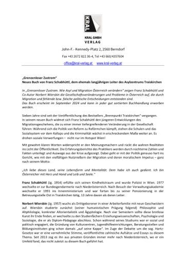 Vorschau Bild von Pressemitteilung "Grenzenloser Zustrom"