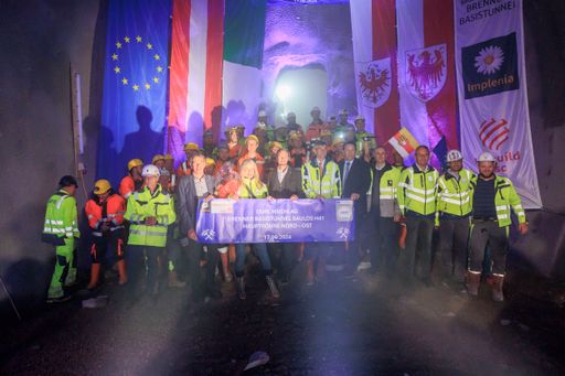 Brenner Base Tunnel: First breakthrough of a main tunnel in Austria