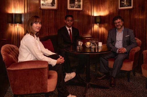 Vorschau Bild von v.l.n.r: Noëmi Haffner, William Garfield Walker und Izidor Mendaš