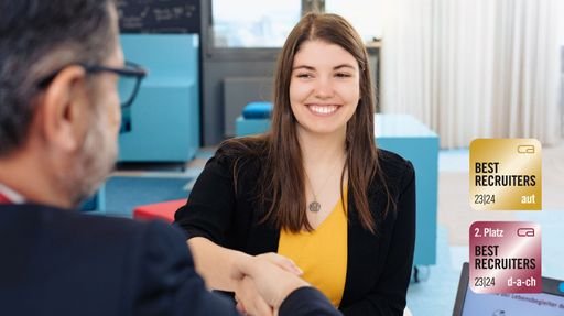 Der Recruiting-Prozess im BRZ wird laufend verbessert,
Kandidatinnen und Kandidaten erhalten im Vorfeld umfangreiche
Informationen zu den Stellenangeboten und dem Arbeitsumfeld im BRZ.