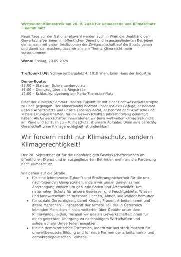 Vorschau Bild von Weltweiter Klimastreik