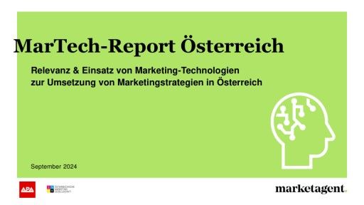 Vorschau Bild von Alle Ergebnisse des 1. MarTech Reports finden Sie hier.