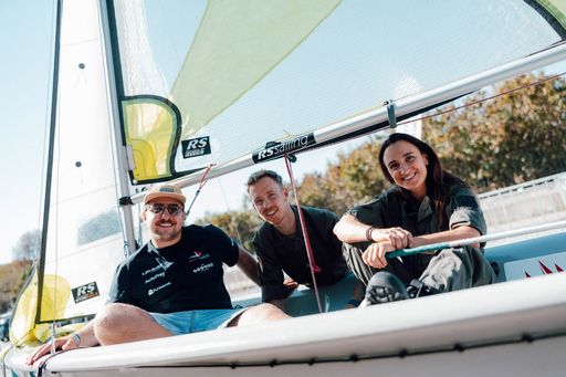 Vorschau Bild von Valentin Bontus, Lukas Mähr und Lara Vadlau am Tag des Sports.