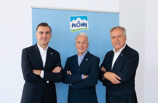 Bildbeschreibung: Vorstandsteam der NÖM AG