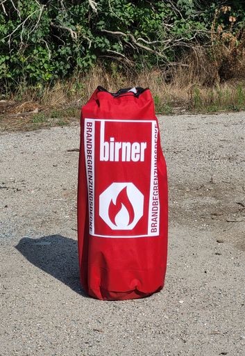 Vorschau Bild von Die platzsparend verpackte Brandbegrenzungsdecke.