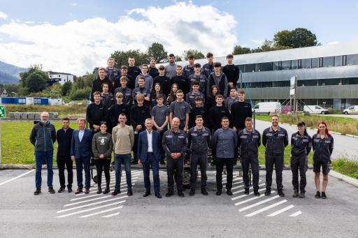 Vorschau Bild von Neue Lehrlinge starten bei Pankl ihre Karriere mit Lehre