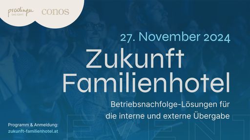 Terminaviso: Zukunft Familienbetrieb – Lösungen für die interne
und externe Betriebsübergabe
