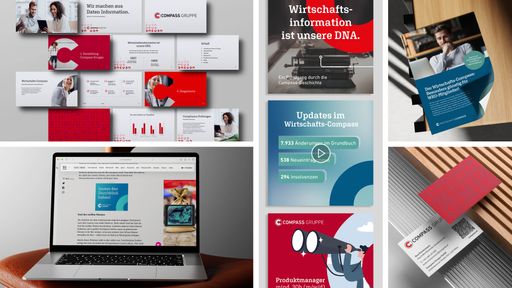 Überblick und Beispiele für das neue Corporate Design der
Compass-Gruppe