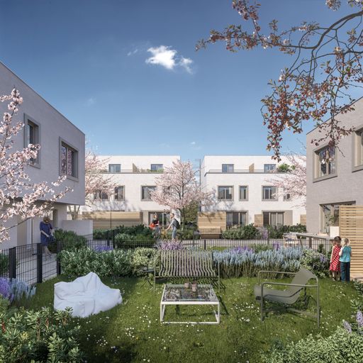 City kisses country: terraced houses in Stammersdorf ready for occupancy