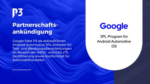  3PL Program for Android Automotive OS / Weiterer Text über ots
und www.presseportal.de/nr/176600 / Die Verwendung dieses Bildes für
redaktionelle Zwecke ist unter Beachtung aller mitgeteilten
Nutzungsbedingungen zulässig und dann auch honorarfrei.
Veröffentlichung ausschließlich mit Bildrechte-Hinweis.