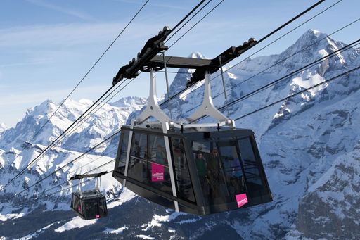 Montage der Schilthornbahn 20XX