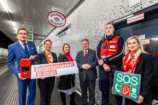 Wiener Linien: Around 4 million euros security package for underground tram stops