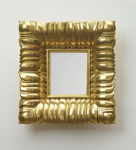 Vorschau Bild von Dagobert Peche, Spiegelrahmen, 1922 Ausführung: Max Welz
Lindenholz, geschnitzt, vergoldet; Spiegelglas MAK, H 1686 © MAK