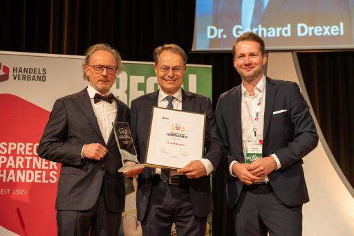 Dr. Gerhard Drexel awarded the Austrian Trade Prize 2024