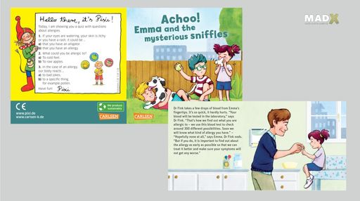 Now new: Pixi book for children and parents about allergies and early testing