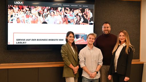  Das LAOLA1 Team stellt die neue B2B-Website vor