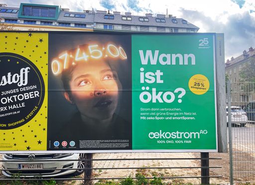 Gemeinsam mit DODO hat die oekostrom AG eine kraftvolle Botschaft
für Österreichs ersten wirklich smarten Stromtarif entwickelt.