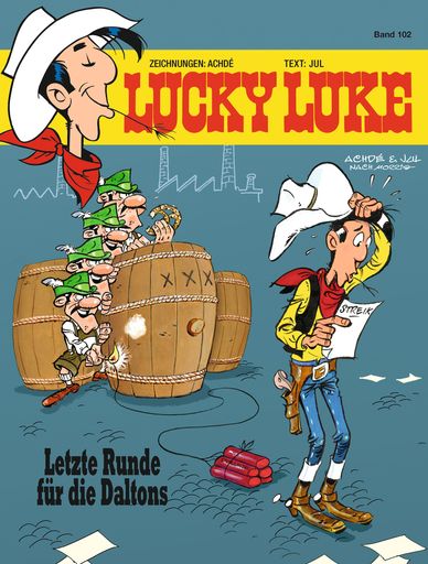 Cover Lucky Luke 102 / Weiterer Text über ots und
www.presseportal.de/nr/8146 / Die Verwendung dieses Bildes für
redaktionelle Zwecke ist unter Beachtung aller mitgeteilten
Nutzungsbedingungen zulässig und dann auch honorarfrei.
Veröffentlichung ausschließlich mit Bildrechte-Hinweis.
