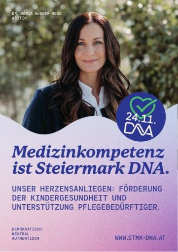  Wahlplakat der Steiermark-DNA