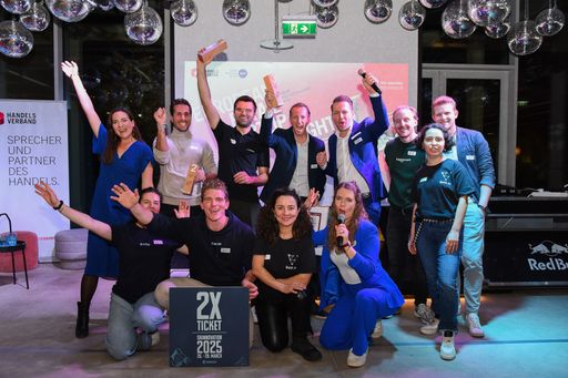 AIPERIA, goodbag und Sticklett wurden als Retail Startups des
Jahres 2024 ausgezeichnet
