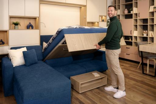 Lack of space? Not with us: The revolution of folding beds from ISI mobili