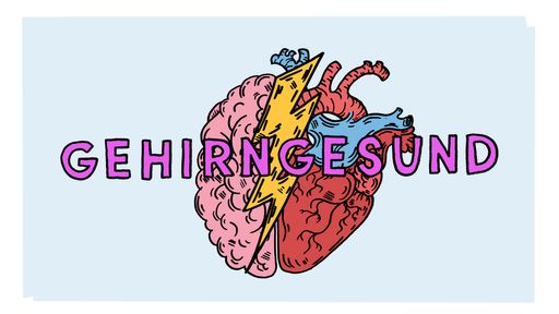  Illustration Gehirngesund