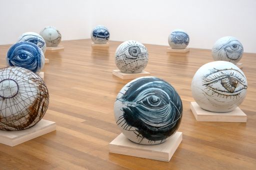  Ana Lupas Eyes, 1974-1991 (Werkserie) Installationsansicht
Kunstmuseum Liechtenstein, Vaduz Foto: Sandra Maier / Weiterer Text
über ots und www.presseportal.ch/de/nr/100052612 / Die Verwendung
dieses Bildes für redaktionelle Zwecke ist unter Beachtung aller
mitgeteilten Nutzungsbedingungen zulässig und dann auch honorarfrei.
Veröffentlichung ausschließlich mit Bildrechte-Hinweis.