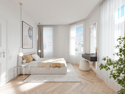 Vorschau Bild von Im Regelgeschoß finden sich 16 Wohnungen mit modernen
Grundrissen, die das Flair des Wiener Gründerzeithauses erhalten.