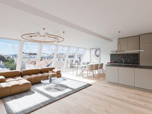 Vorschau Bild von Sieben Apartments im ausgebauten Dachgeschoß bieten hochwertige
Ausstattung, Split-Klimaanlagen und elektrischen Sonnenschutz.