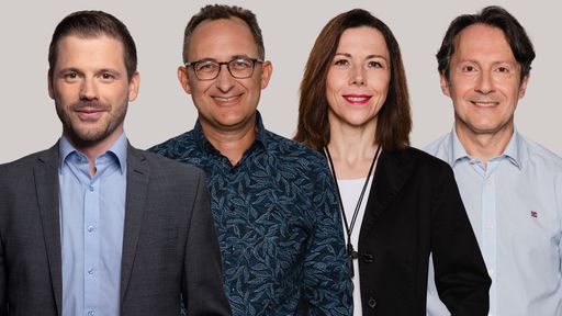 Gruppenbild v.l.n.r.: Philipp Lukacs, Michael Buchbauer,
Alessandra Antonello, Christopher Fielder