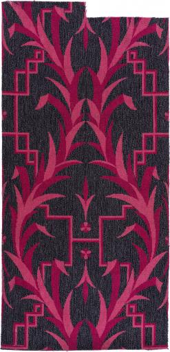 Vorschau Bild von JULIUS ZIMPEL (1896–1925), BACKHAUSEN (Ausführung), Dess. 10026-1
für das Speisezimmer der Villa Knips, 1925, Velours aus Wolle, 140,3
× 67,2 cm, Backhausen-Archiv, Vermächtnis von Frau Dr. Louise
Kiesling, Dauerleihgabe im Leopold Museum