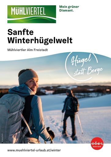 Vorschau Bild von Übersichtskarte der Mühlviertler Winterhügelwelt.