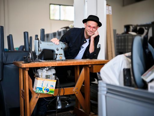  David Groß bei der Arbeit