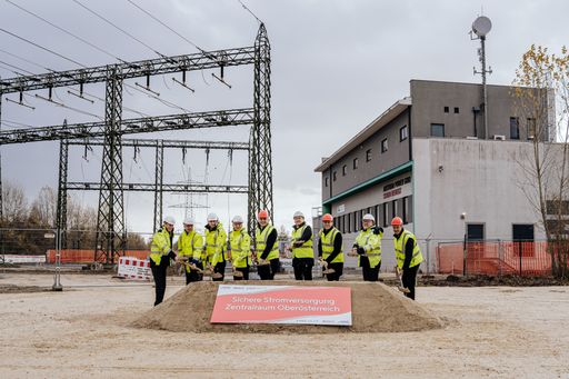 Spatenstich für das Projekt "Sichere Stromversorgung Zentralraum
OÖ"